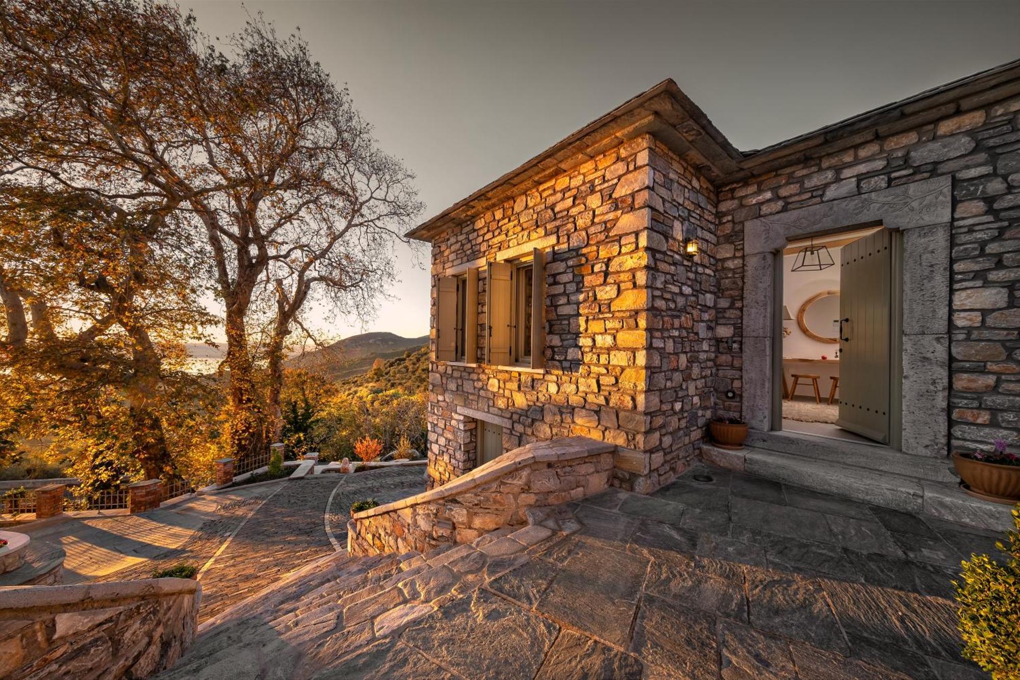 Strofilos Villas Áyios Vlásios Buitenkant foto