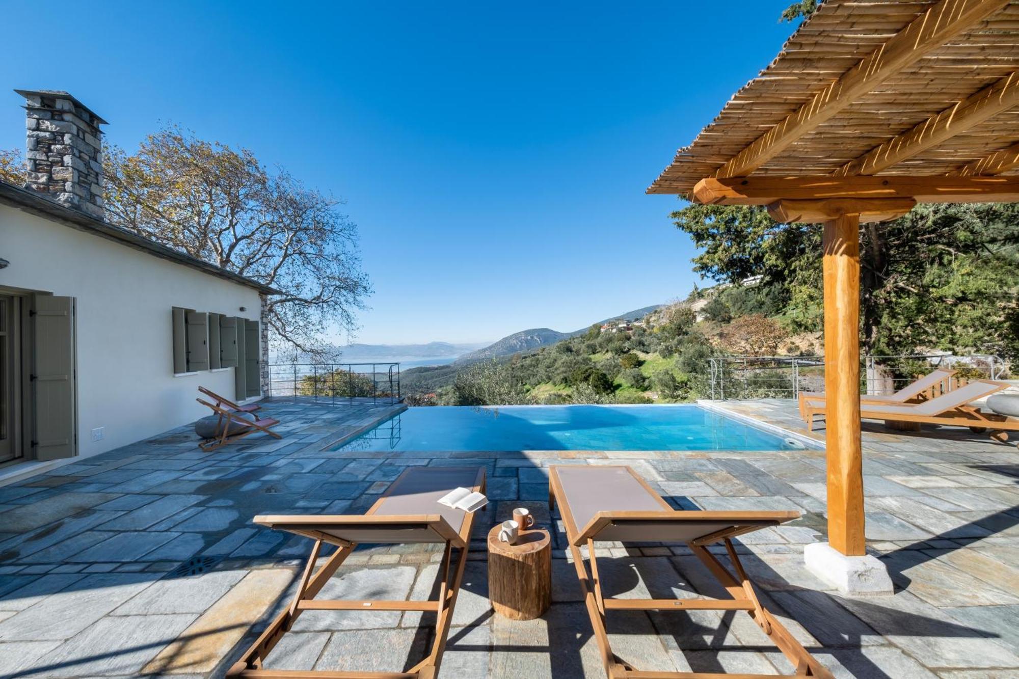 Strofilos Villas Áyios Vlásios Buitenkant foto