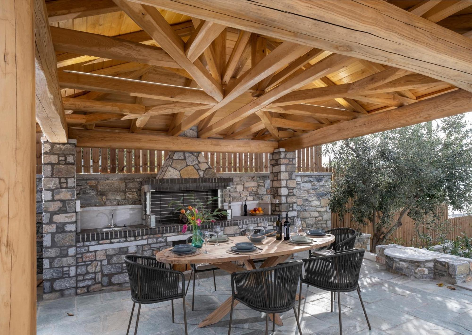 Strofilos Villas Áyios Vlásios Buitenkant foto