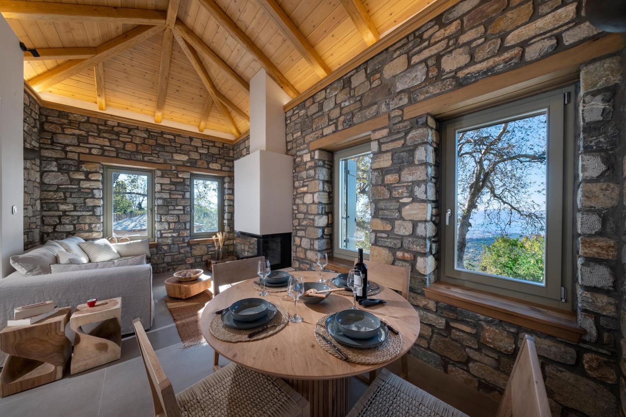 Strofilos Villas Áyios Vlásios Buitenkant foto